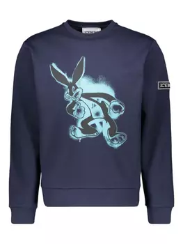 Толстовка с принтом X Looney Tunes Bugs Bunny Iceberg, синий