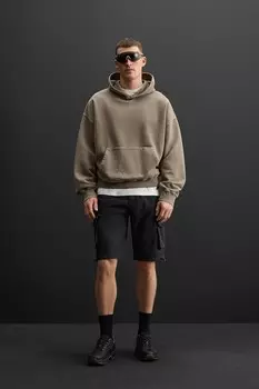 Толстовка с принтом ZARA, цвет Earth