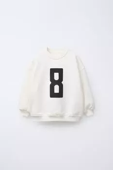 Толстовка с принтом ZARA, цвет Ice