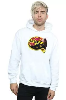 Толстовка с принтом «Женщина-кошка» из сериала «Бэтмен» DC Comics, белый