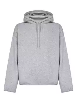 Толстовка с приспущенными плечами и капюшоном MM6 Maison Margiela, серый