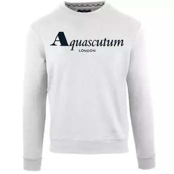 Толстовка с ярким логотипом London Aquascutum, белый