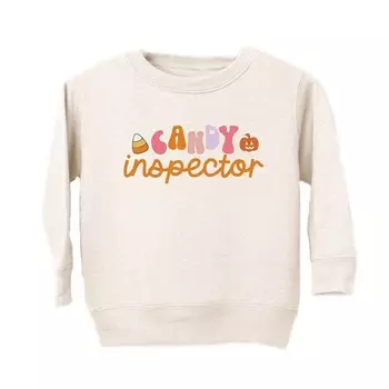 Толстовка с ярким рисунком для малышей Candy Inspector The Juniper Shop, цвет Natural