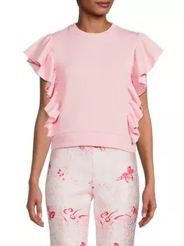 Толстовка с развевающимися рукавами Giambattista Valli, цвет Rose