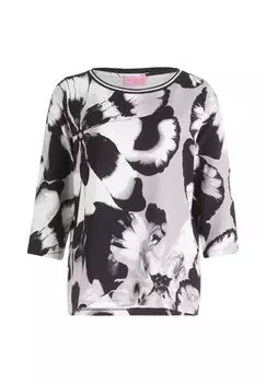 Толстовка с ребристой структурой BETTY BARCLAY, черно-белый