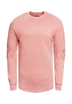 Толстовка с ребристым рукавом RUSTY NEAL, цвет Rose