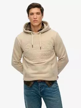 Толстовка с рельефным рисунком Superdry, цвет Pastel Beige Marl