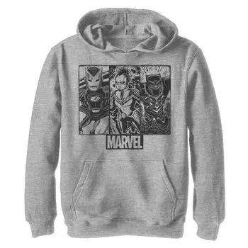 Толстовка с резьбой по дереву с вставками Marvel Avengers для мальчиков 8–20 лет Marvel