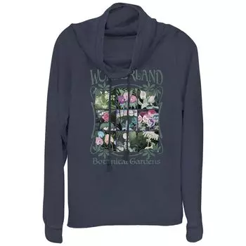 Толстовка с рисунком «Алиса в Стране чудес» для детей Disney's Wonderland Botanical Gardens с воротником-хомутом и рисунком Disney
