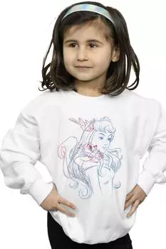Толстовка с рисунком Aurora Animals Disney, белый