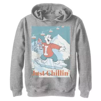 Толстовка с рисунком белого медведя для мальчиков 8–20 лет ICEE Snow Boarding Licensed Character