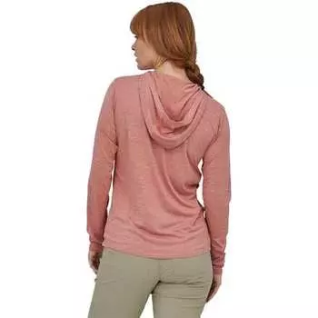 Толстовка с рисунком Capilene Cool Daily женская Patagonia, цвет Ridge Rise Stripe/Sunfade Pink X-Dye