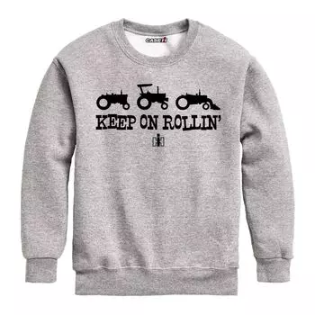 Толстовка с рисунком Case IH Keep On Rollin' для мальчиков 8–20 лет Licensed Character