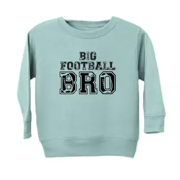 Толстовка с рисунком для малышей Big Football Bro The Juniper Shop, цвет Seafoam