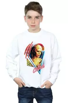 Толстовка с рисунком гепарда Wonder Woman 84 в стиле ретро DC Comics, белый