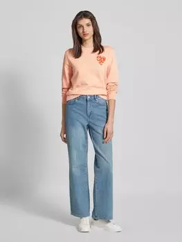 Толстовка с рисунком и этикеткой Scotch & Soda, светло-оранжевый