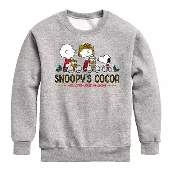 Толстовка с рисунком какао Peanuts Snoopys для мальчиков 8–20 лет Licensed Character
