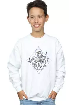 Толстовка с рисунком «Кентавр» Harry Potter, белый