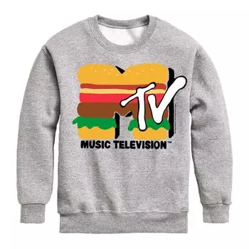 Толстовка с рисунком MTV Logo Burger для мальчиков 8–20 лет Licensed Character