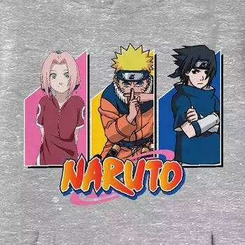 Толстовка с рисунком Naruto Classic Team Seven для мальчиков 8–20 лет Licensed Character