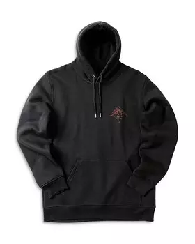 Толстовка с рисунком Overnight Angels Crew, черный