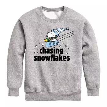 Толстовка с рисунком Peanuts Chasing Snowflakes для мальчиков 8–20 лет Licensed Character