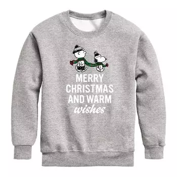 Толстовка с рисунком Peanuts Merry Christmas для мальчиков 8–20 лет Licensed Character