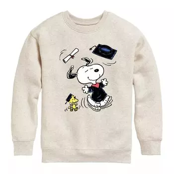 Толстовка с рисунком Peanuts Snoopy Woodstock для мальчиков 8–20 лет для танцев и рисунков Licensed Character