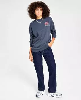 Толстовка с рисунком розы для юниоров Rebellious One