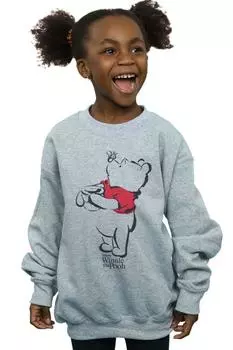 Толстовка с рисунком Винни-Пуха Disney, серый