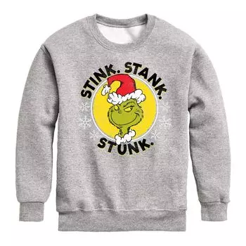 Толстовка How the Grinch Stole Christmas Stink Licensed Character, серый