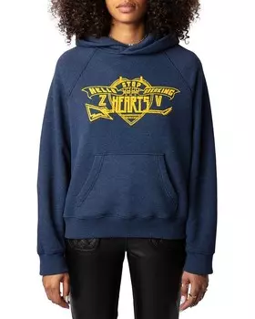 Толстовка с рисунком Zadig & Voltaire Georgy, синий