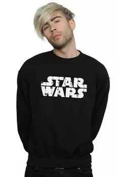 Толстовка с рождественским логотипом Star Wars, черный