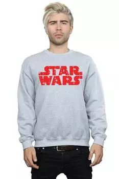 Толстовка с рождественским логотипом Star Wars, серый