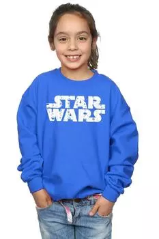 Толстовка с рождественским логотипом Star Wars, синий