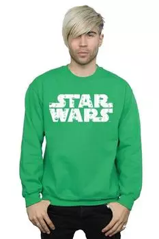 Толстовка с рождественским логотипом Star Wars, зеленый
