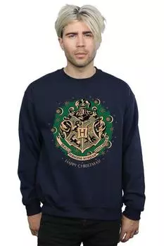 Толстовка с рождественским венком Harry Potter, темно-синий