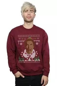 Толстовка с рождественской ярмаркой Isle Elf, красный