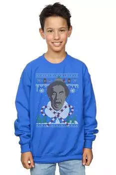 Толстовка с рождественской ярмаркой Isle Elf, синий