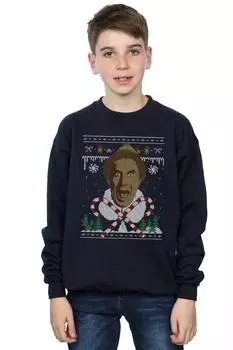 Толстовка с рождественской ярмаркой Isle Elf, темно-синий