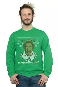 Толстовка с рождественской ярмаркой Isle Elf, зеленый