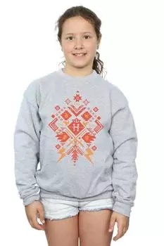 Толстовка с рождественской ярмаркой Isle Harry Potter, серый