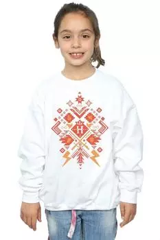 Толстовка с рождественской ярмаркой Isle Harry Potter, белый