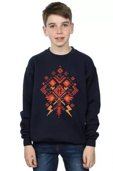 Толстовка с рождественской ярмаркой Isle Harry Potter, темно-синий