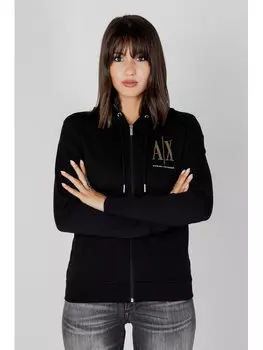 Толстовка с рубашкой Armani Exchange, черный