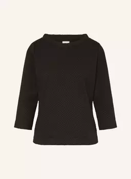 Толстовка с рукавами 3/4 s.Oliver BLACK LABEL, черный