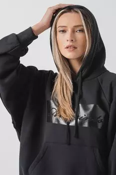 Толстовка с рукавами реглан Elle Talon Allsaints, черный
