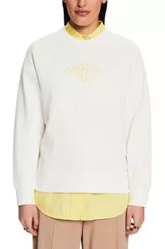 Толстовка с рукавами реглан Esprit, белый