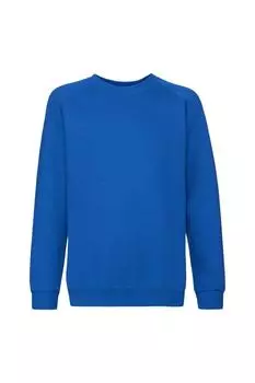 Толстовка с рукавами реглан Fruit of the Loom, синий