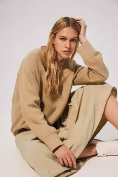 Толстовка с рукавами реглан H&M, бежевый